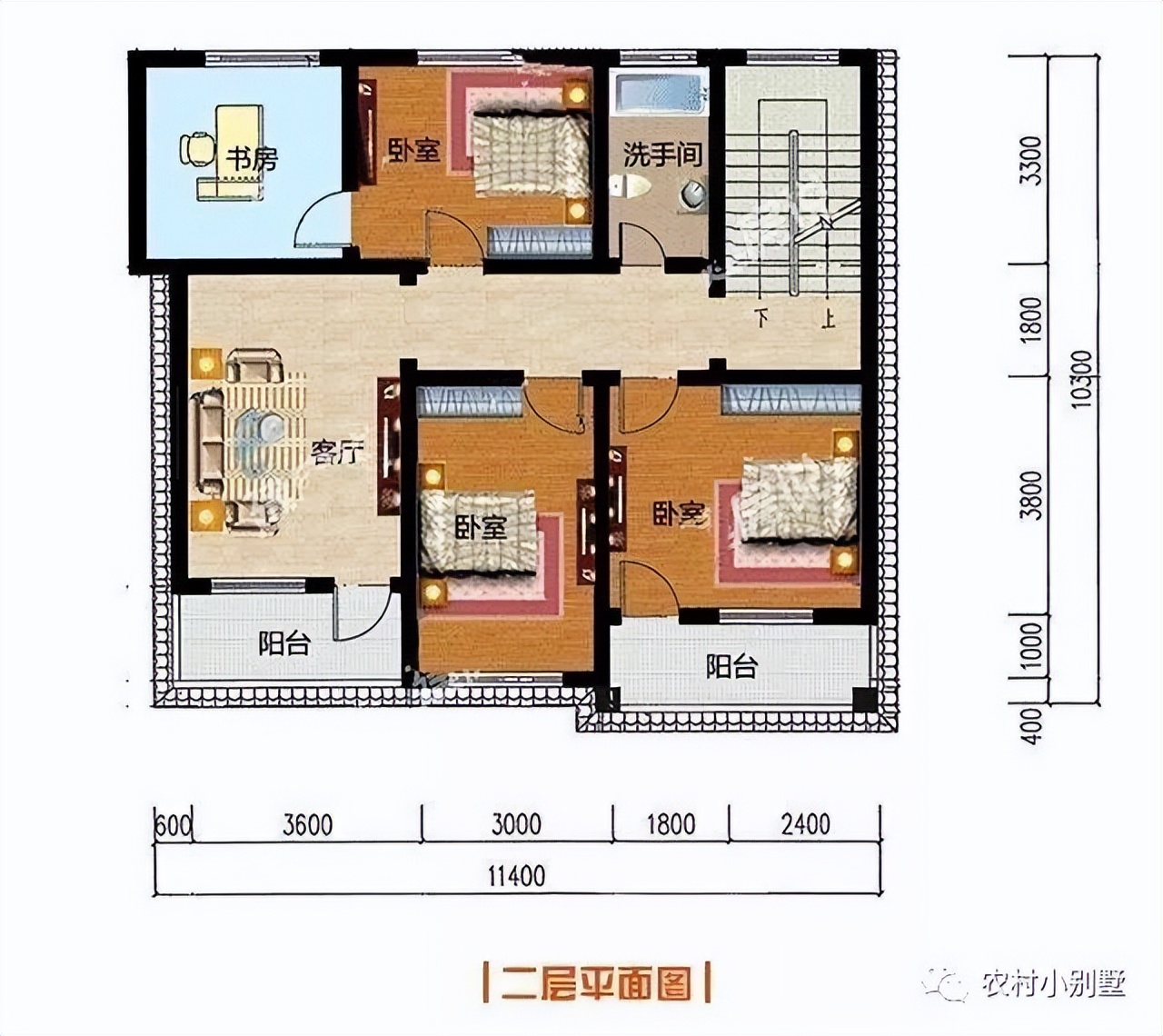二层平面布局图