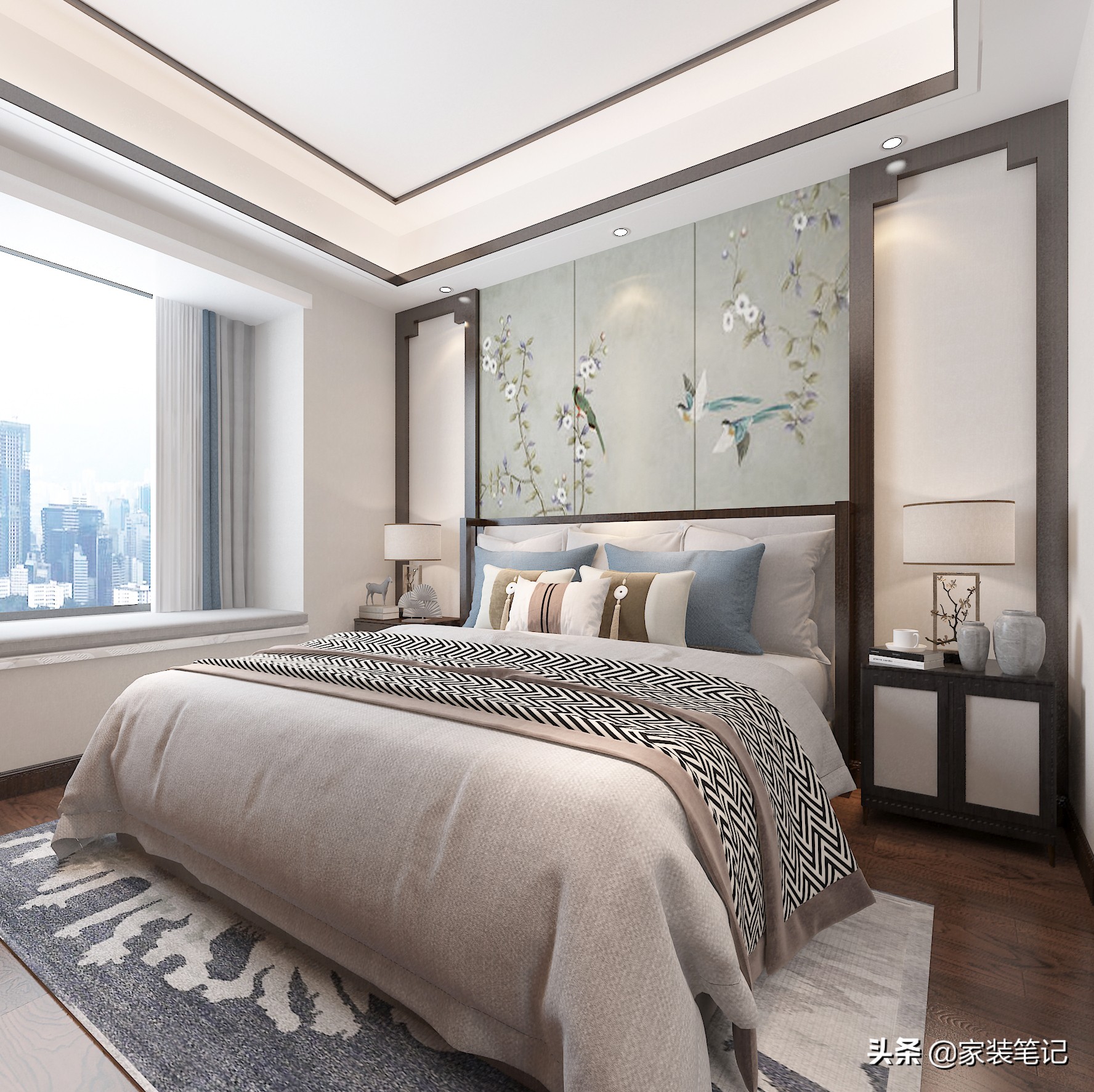 都说小户型不能装新中式，看了这套福州建发的房子装修，真的爱了