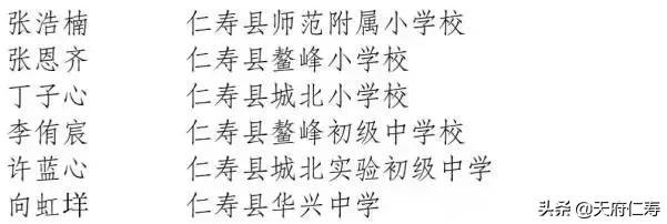 喜报！仁寿这些少先队个人和集体荣获省级表扬