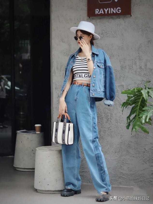 今年又火了一种穿法叫:"阔腿裤 大头鞋",没想到这么显高时髦
