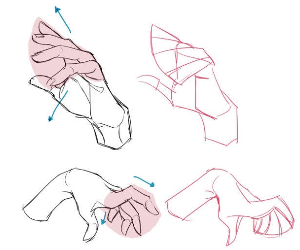 手怎么画简单又好看(绘画初学者如何正确画手)