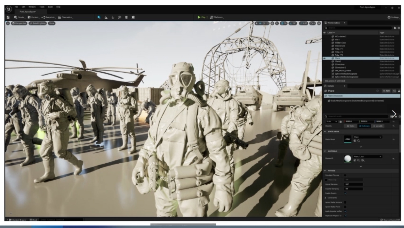 虚幻引擎ue5高质量资产包，终极末日世界
