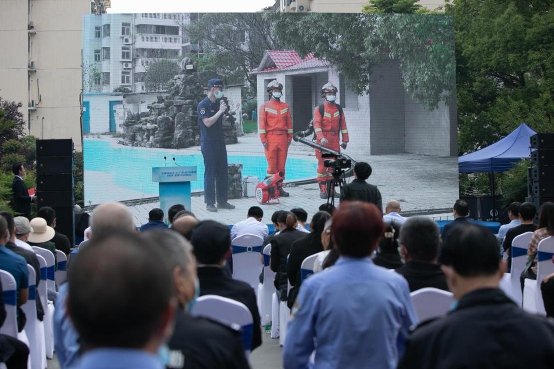5·12防灾减灾日 宜昌高新区开展防汛抗旱、森林防灭火演练活动
