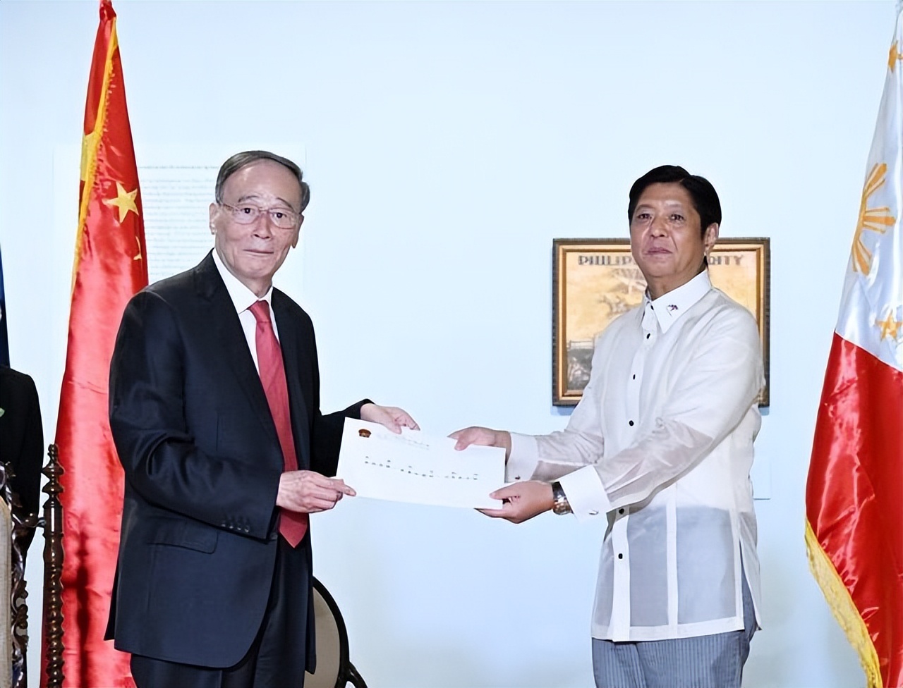 王岐山出席菲律宾新任总统就职仪式，就双边关系发展提四建议