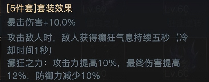 荣耀全明星——团本装备浅析之狂乱套