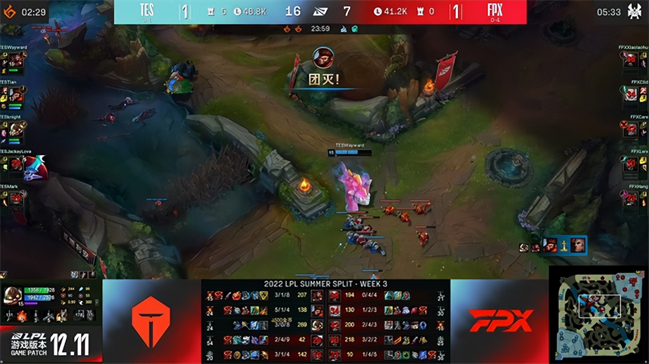 英雄联盟fpx(LOL-LPL：Tian巨魔灵性节奏抓穿三路，FPX鏖战三局1:2不敌TES)