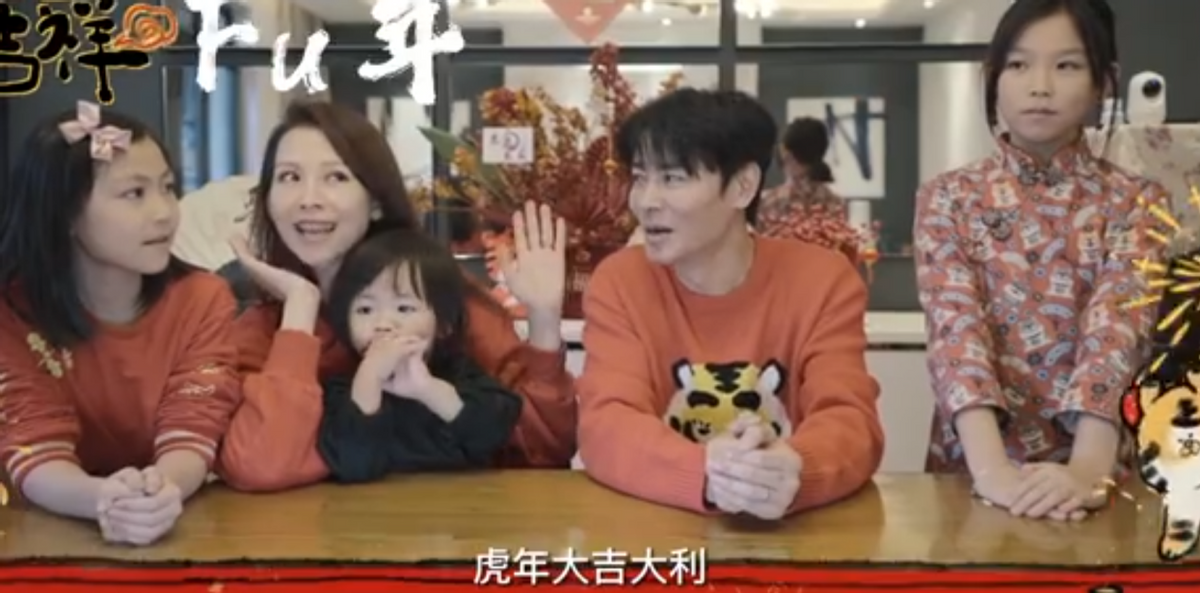 蔡少芬的儿子和女儿近照（蔡少芬有几个娃）