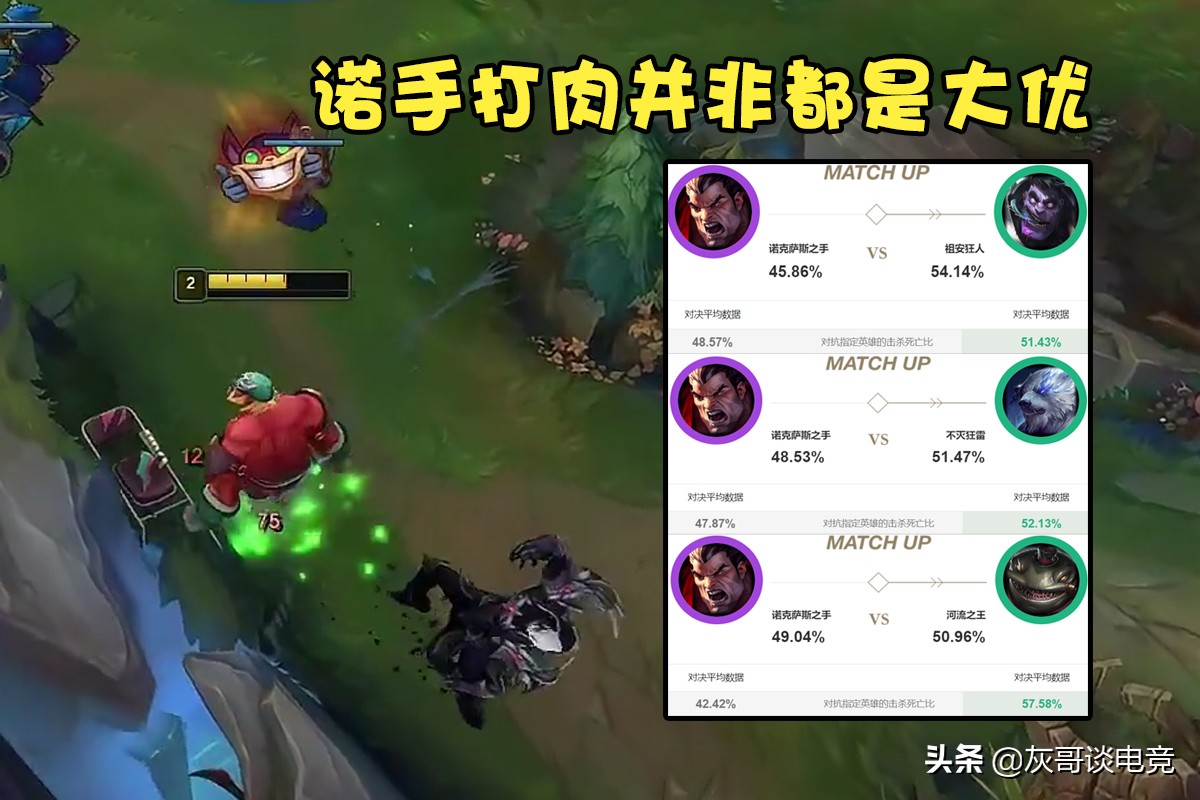 LOL中违背常识的英雄克制：蛮王是武器“亲爹”，盖伦并不怕提莫