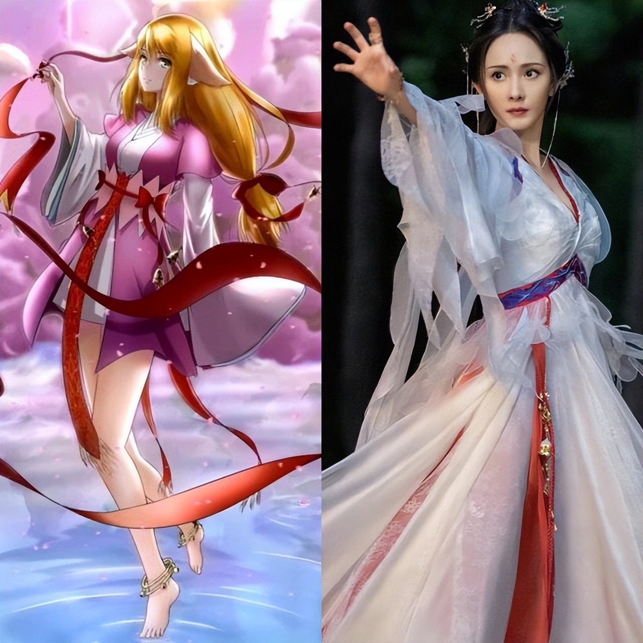 涂山红红成影楼小姐？真人版定妆太绝，狐妖动画官方转发被爆破