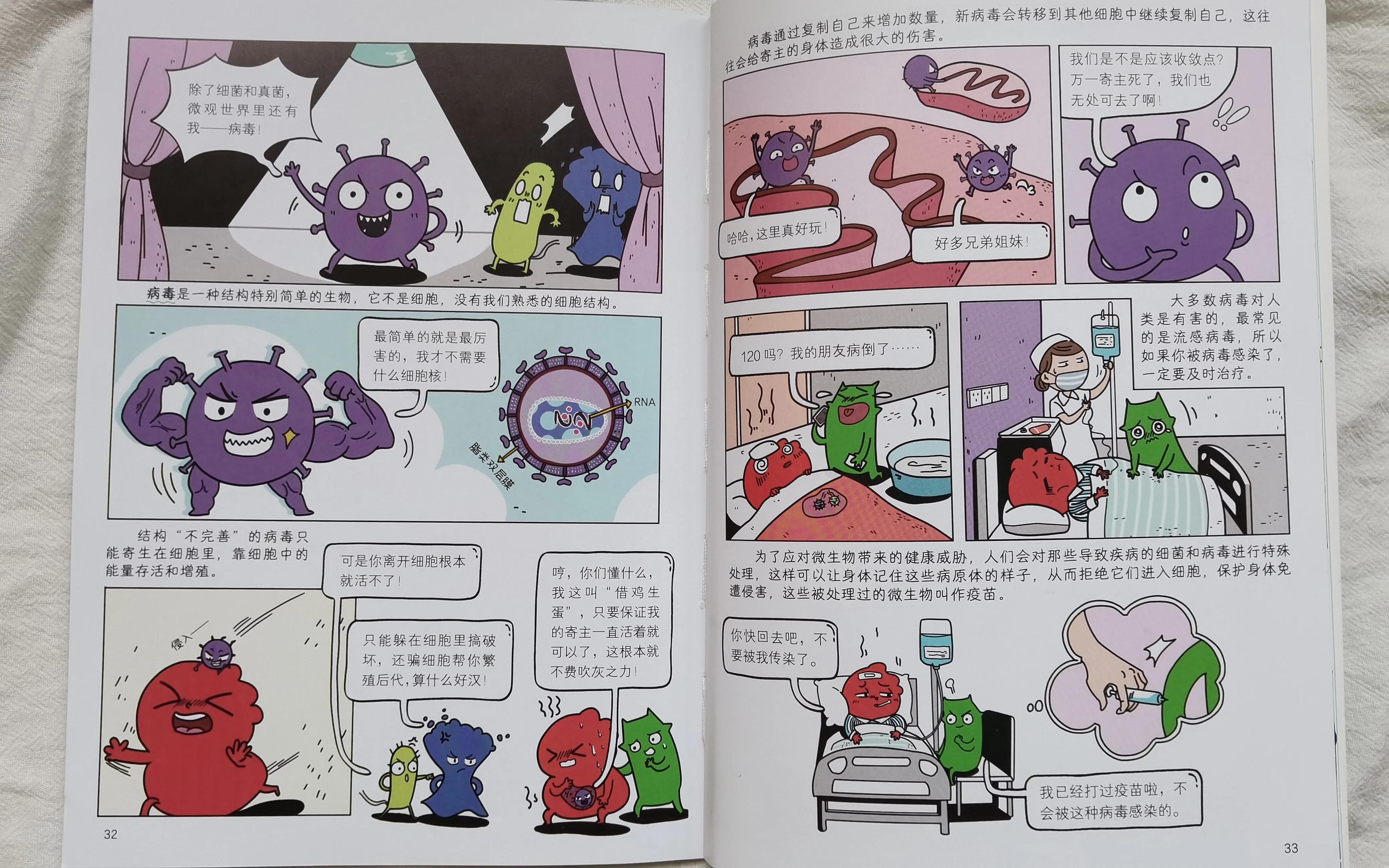为孩子做生物知识启蒙,一套科普漫画就能轻松搞定