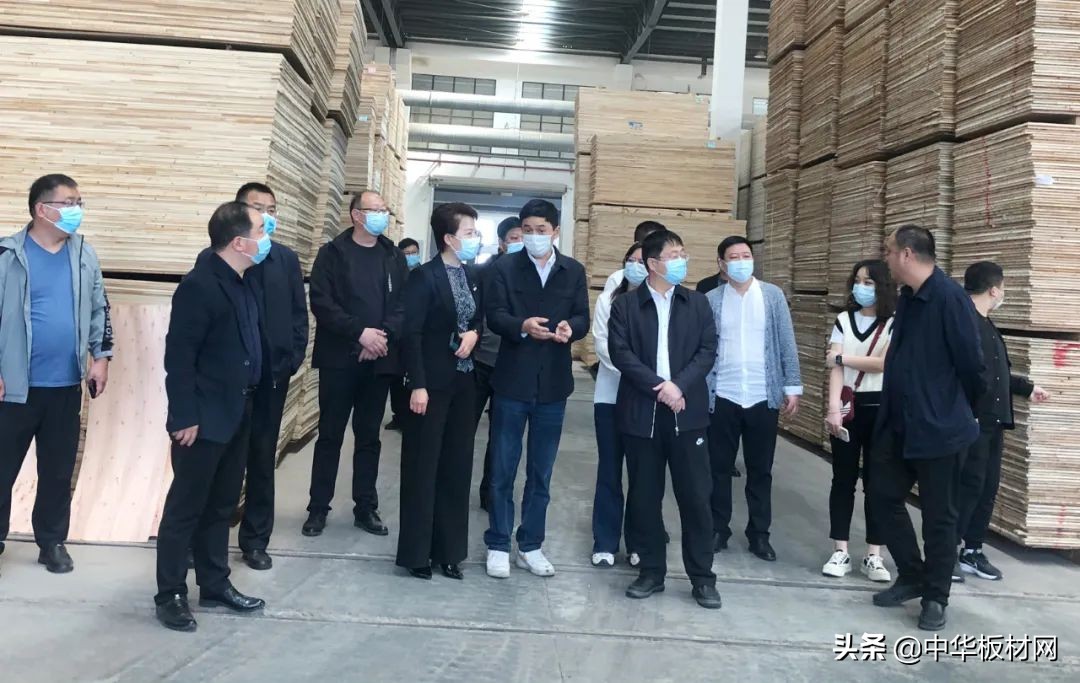 热烈欢迎河北无极县考察组一行莅临百源板材产业园交流学习