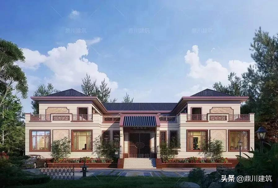 12套新中式别墅,一款比一款高级,这豪华程度一般人都不敢建