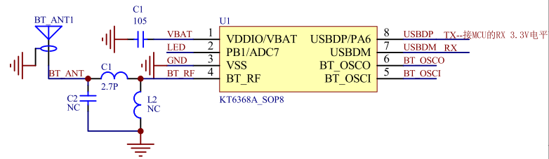 KT6368A蓝牙芯片双模用户手册_V2.0