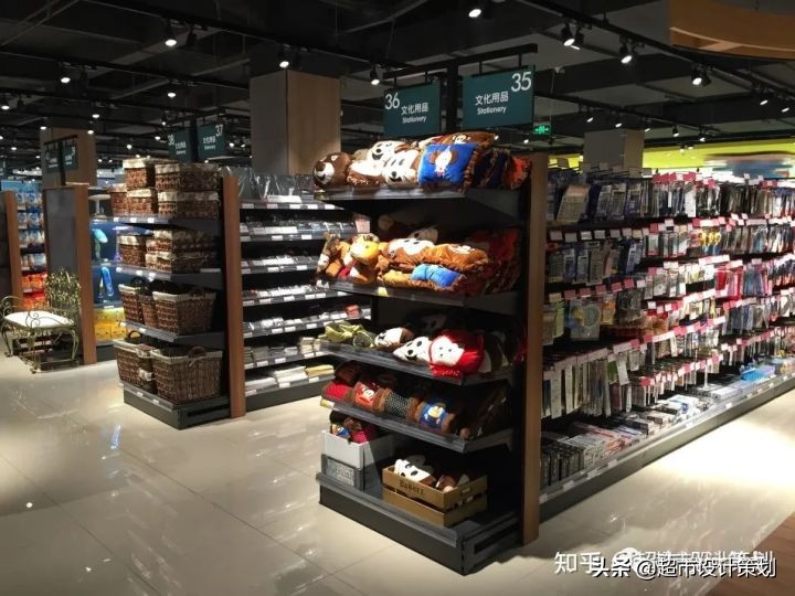 超市卖场分区灯光照明设计及灯具选择建议