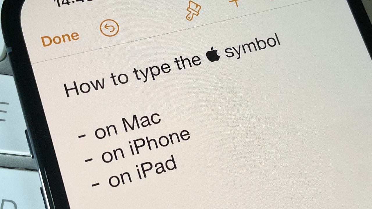 苹果白色logo符号复制(如何在Mac、iPhone和iPad上输入苹果标志)