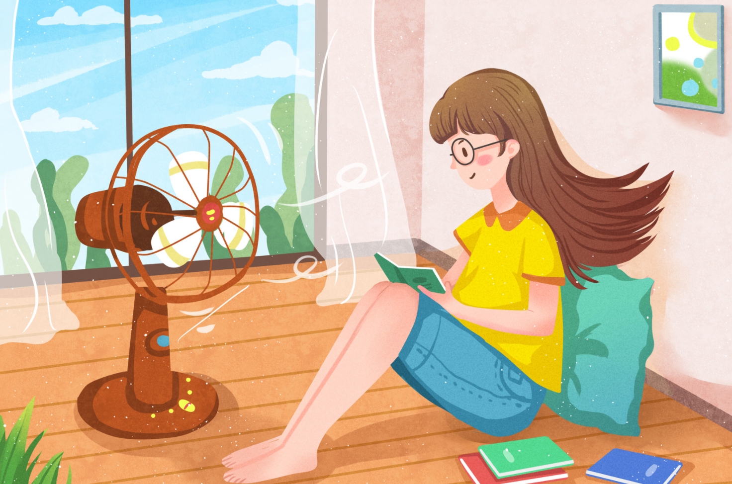 电风扇怎样放最凉快？外国物理老师巧用伯努利定律，演示正确用法