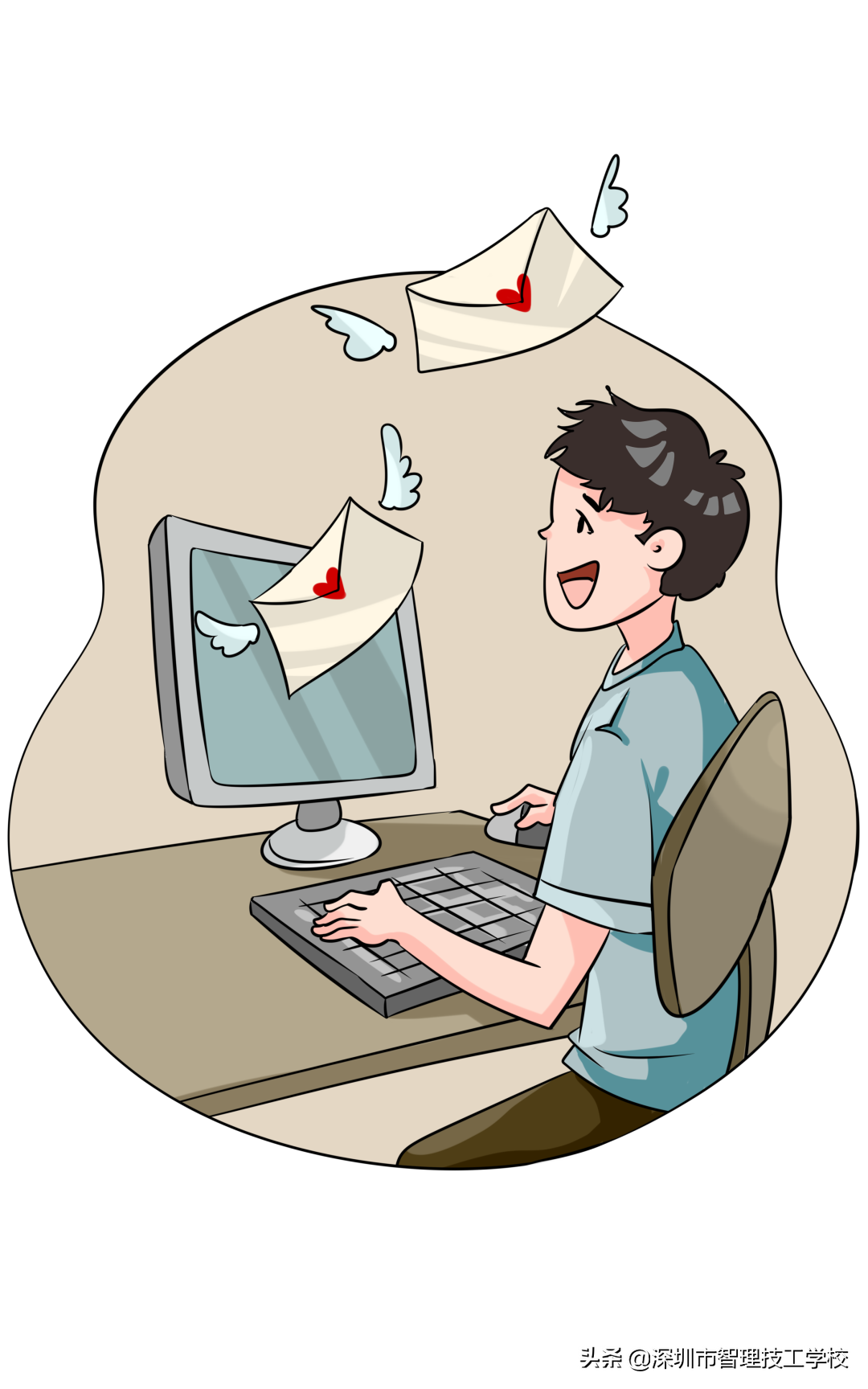 深圳市智理技工学校开展云端防诈骗班会