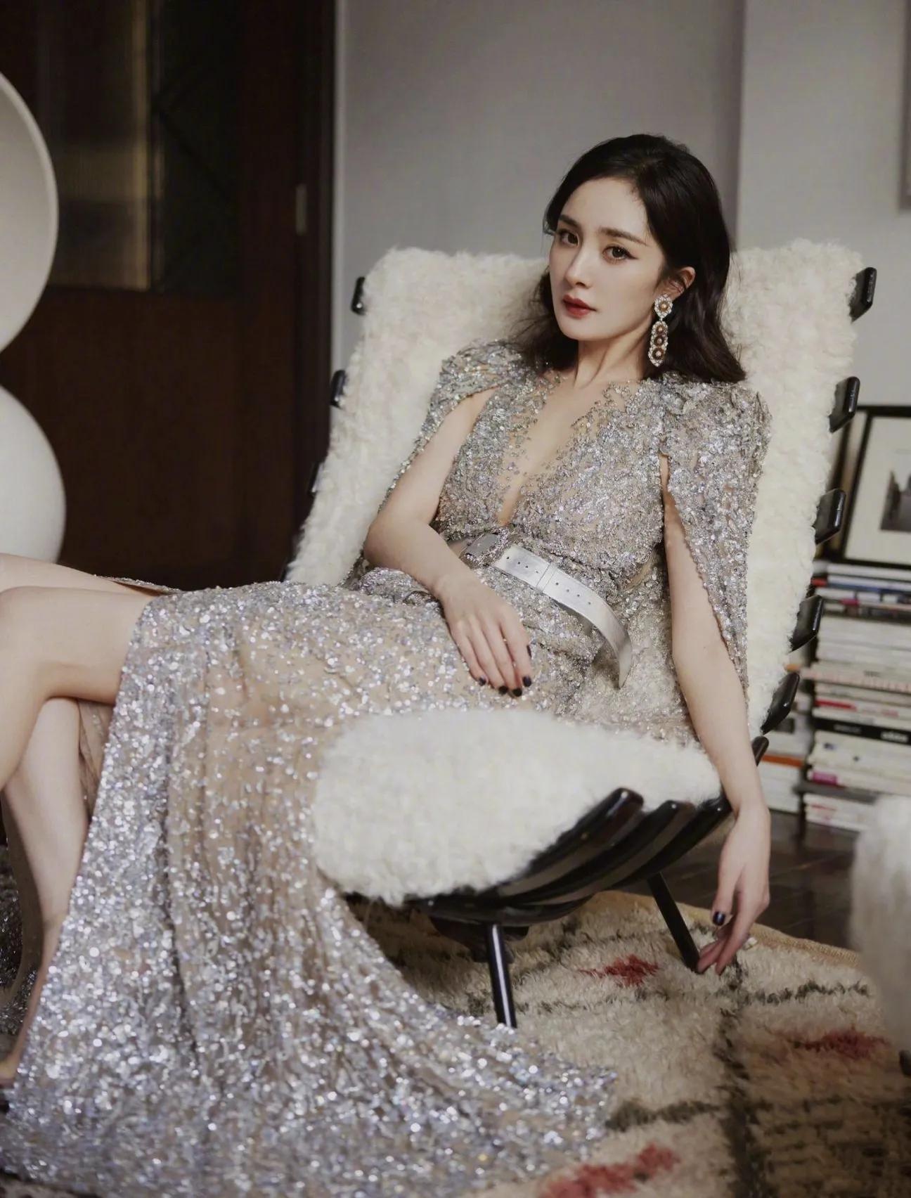 杨幂，礼服裙美照，精致之作