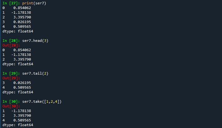 Python基礎之pandas庫