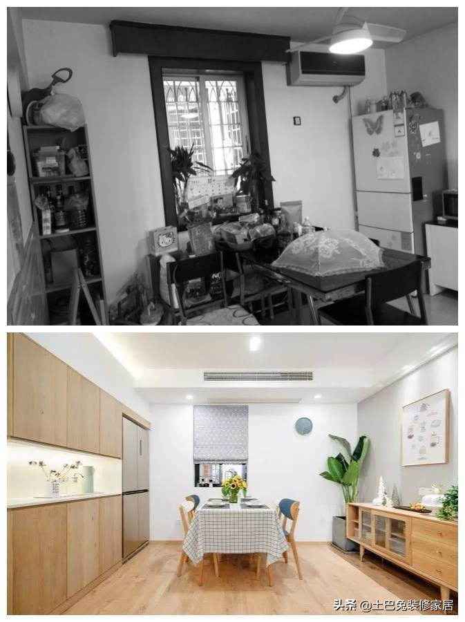 [裝修設計]95㎡老破小堆滿雜物無處站腳，設計師狂打17㎡收納櫃，煥然一新