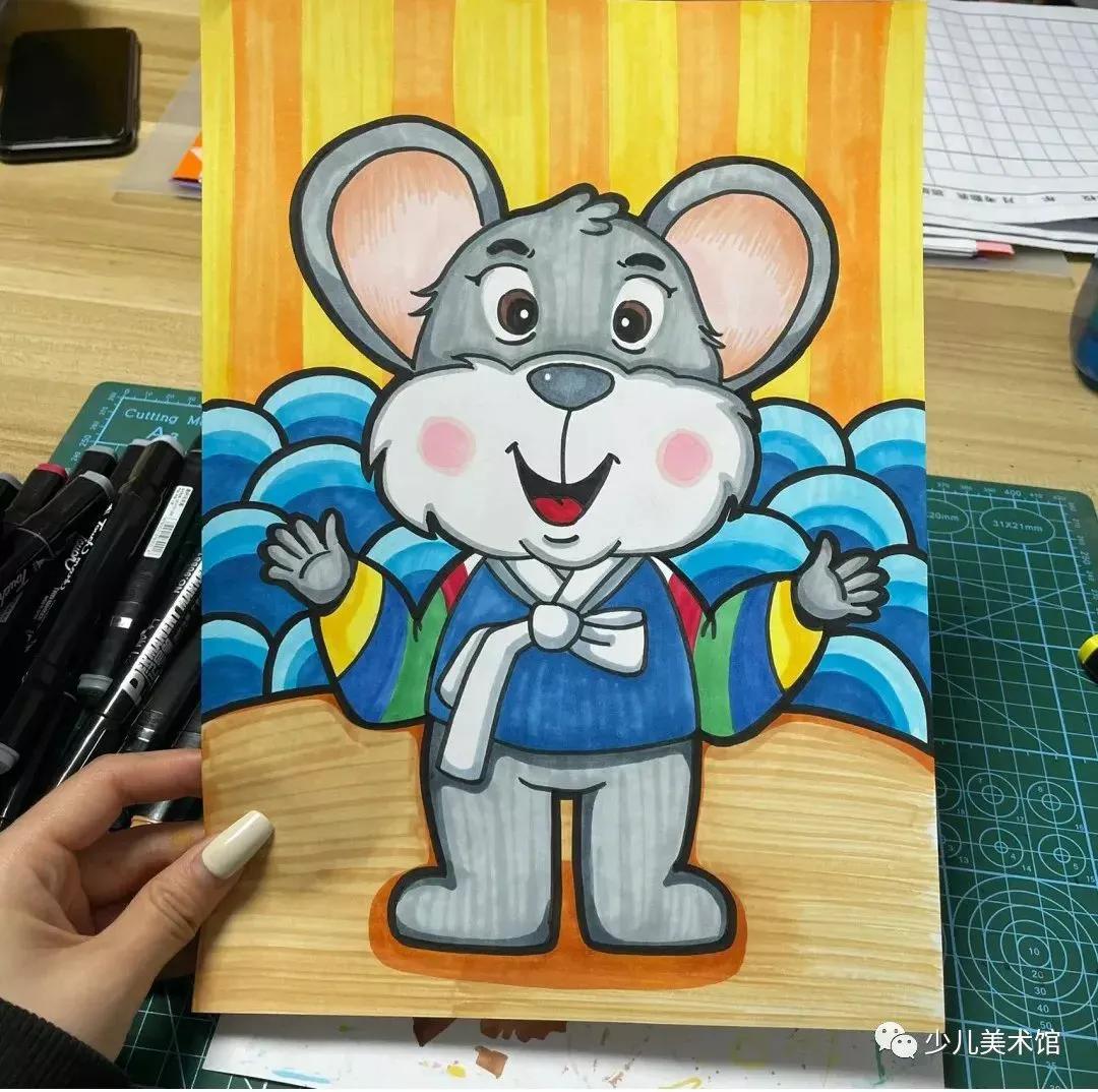 创意美术—太美了！超好看的40幅创意儿童画，张张精品，经典收藏