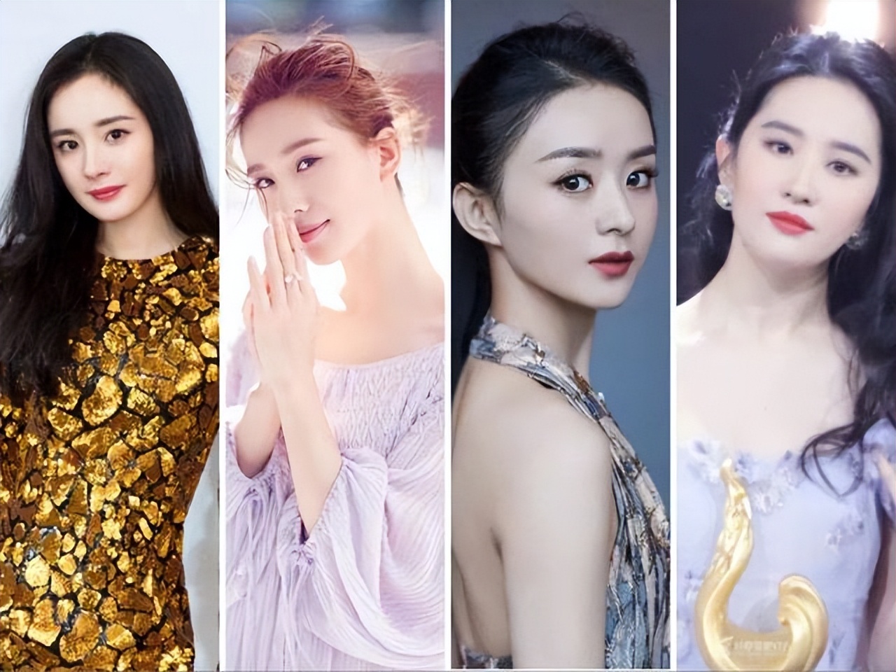 各个85花对应的年轻版，每位都潜力无穷，娱乐圈未来十年靠她们了