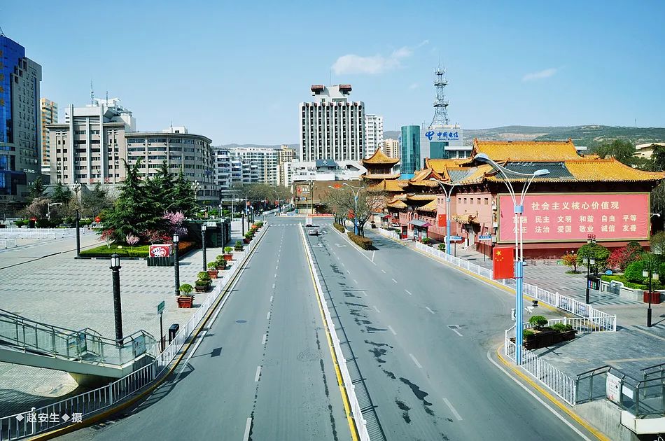 疫情笼罩下的秦州城（组图）