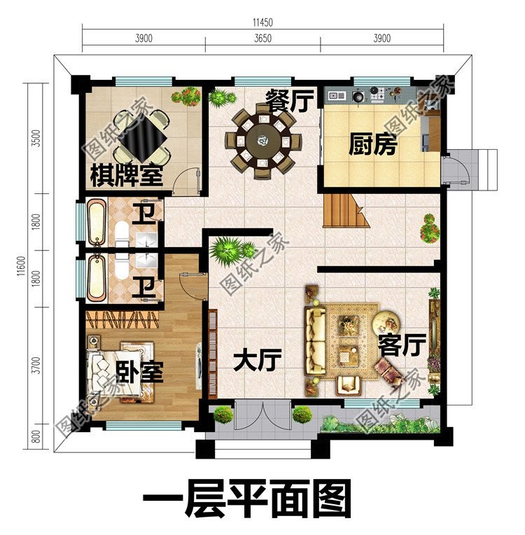 5款带罗马柱的农村别墅，与生俱来的厚重感，非常适合农村自建