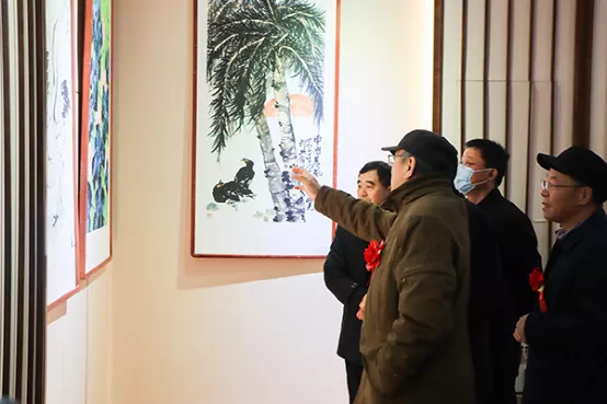 ​“百花迎春”滨州市第二届花鸟画美术作品展开幕