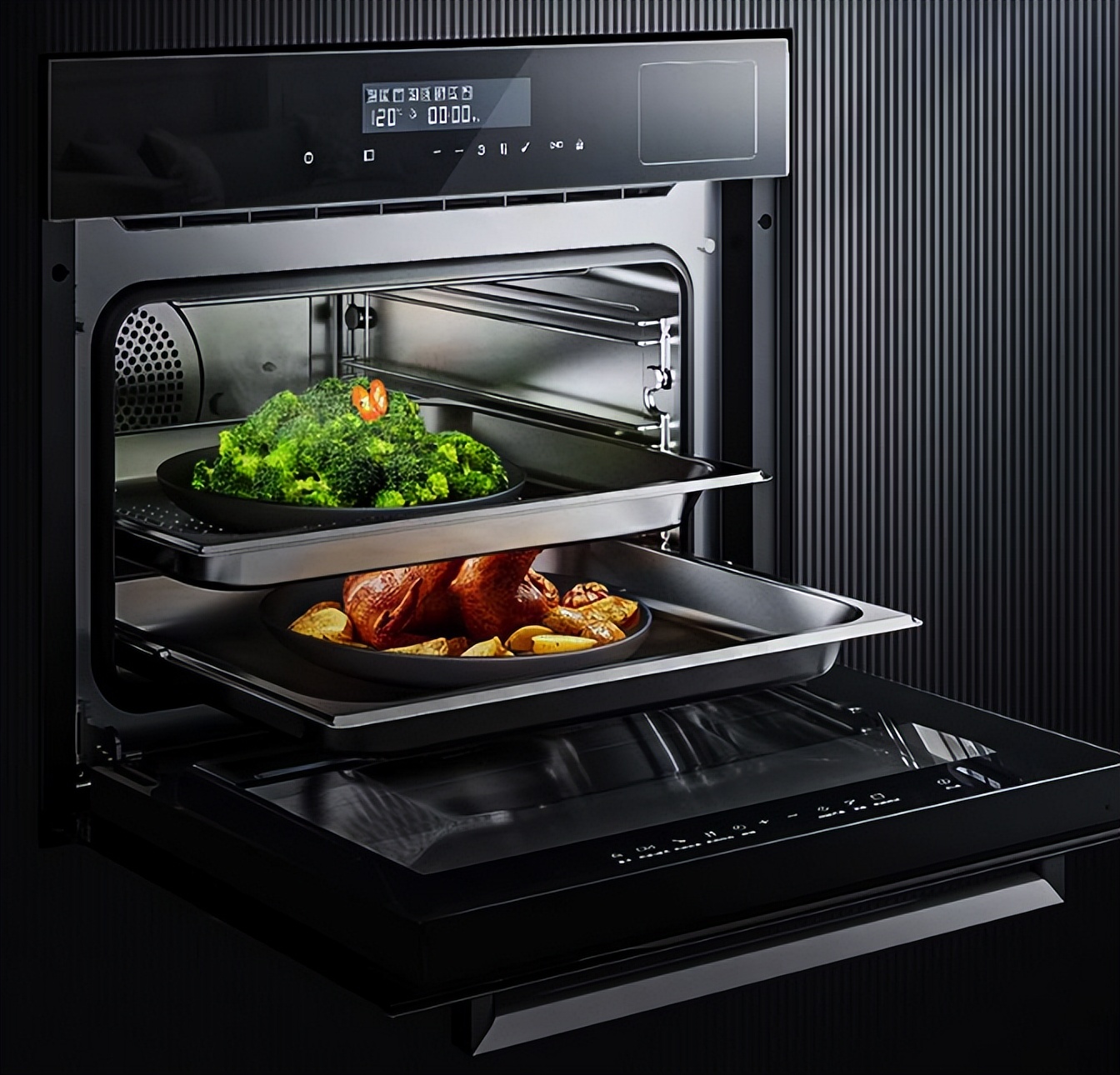 狗哥点评:西门子的爆款,iq300系列嵌入式蒸烤箱,官方参数和其他型号如