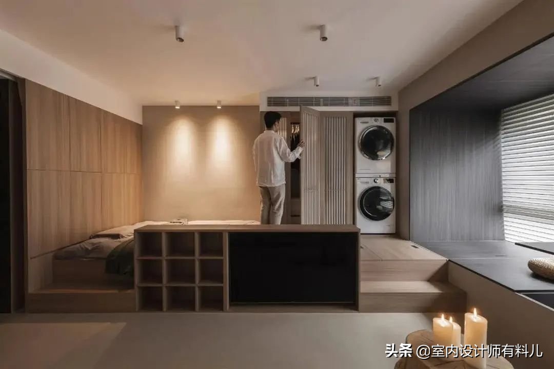 小户型中的天花板，38㎡的蜗居藏下所有，做到了极致，晒晒
