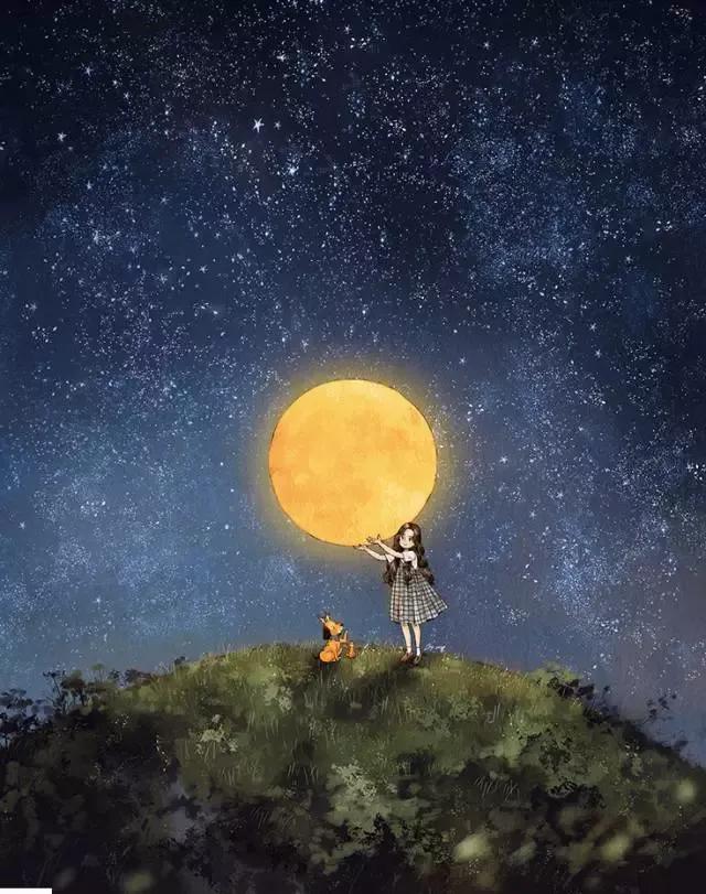 唯美走心的句子,像月亮和太阳,我们相隔千里,却在灵魂中交织