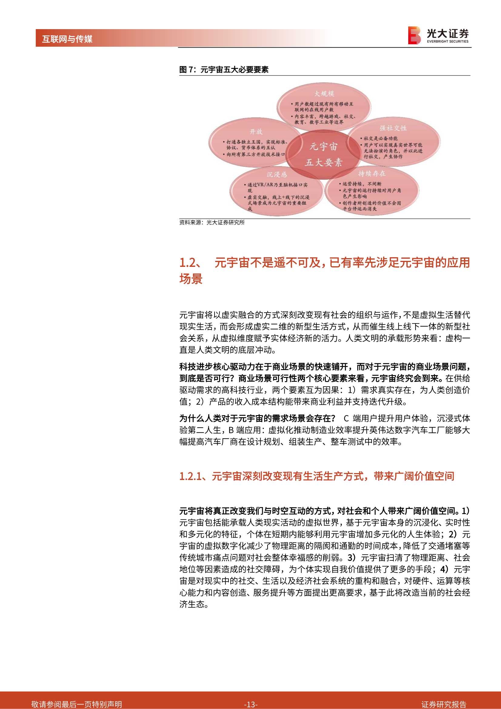 元宇宙深度报告：通往真实的虚拟，为何行则将至？