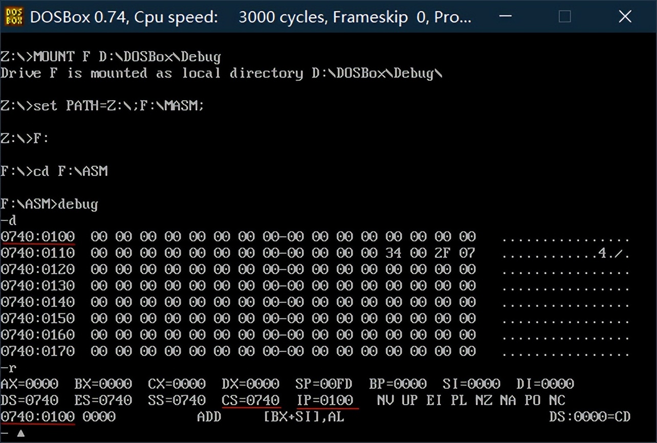 Windows10下搭建匯編語言開發環境