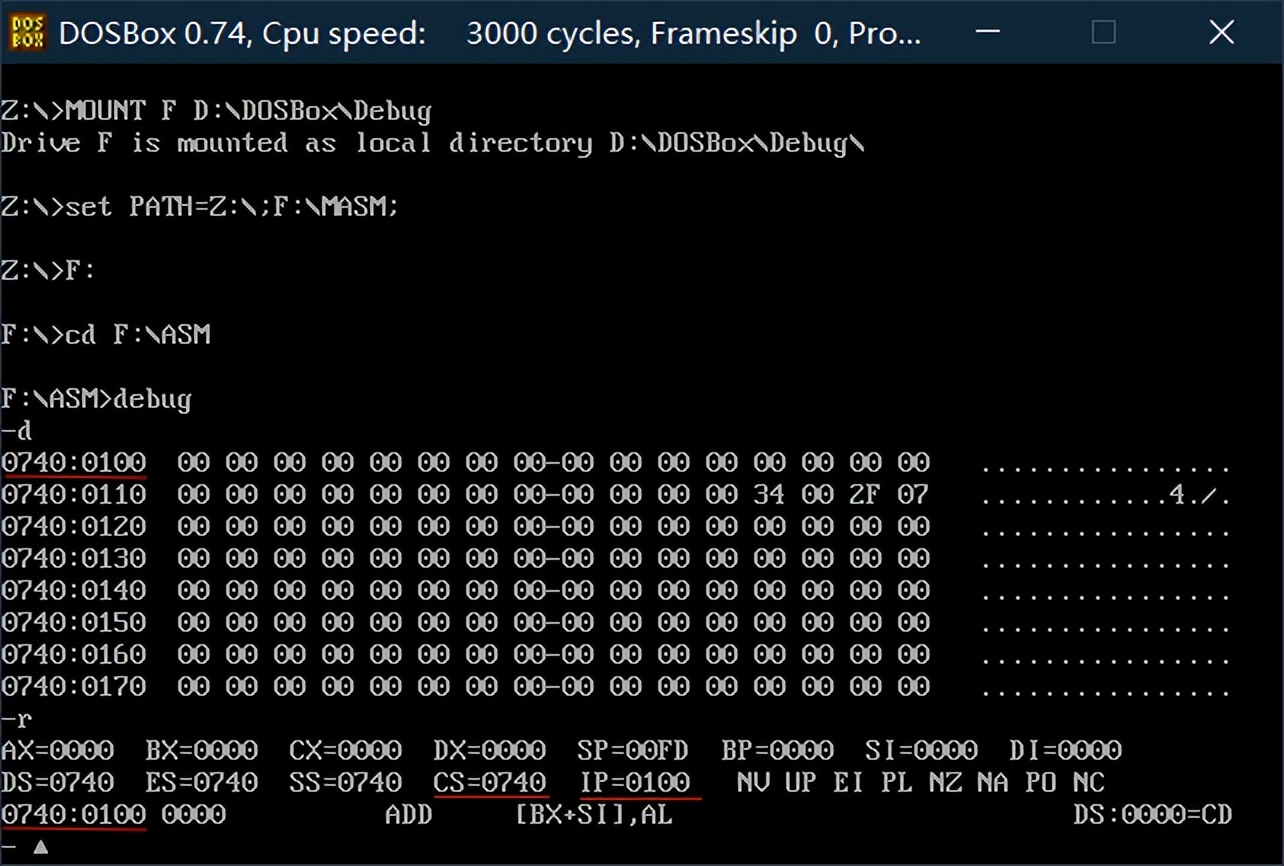 Windows10下搭建汇编语言开发环境