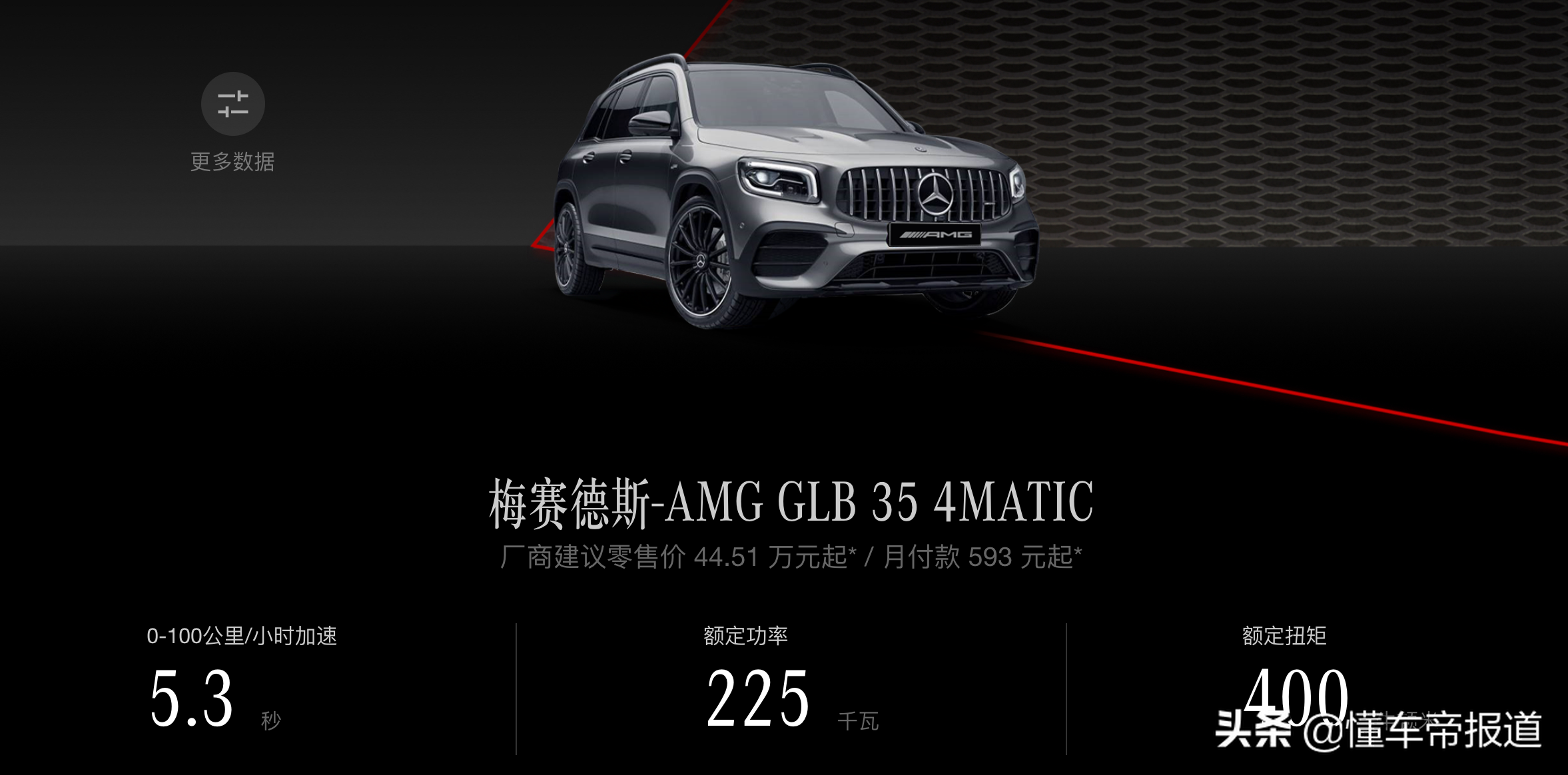 新车 | 售44.51万元，“零百加速”5.3秒！新款AMG GLB 35正式上市