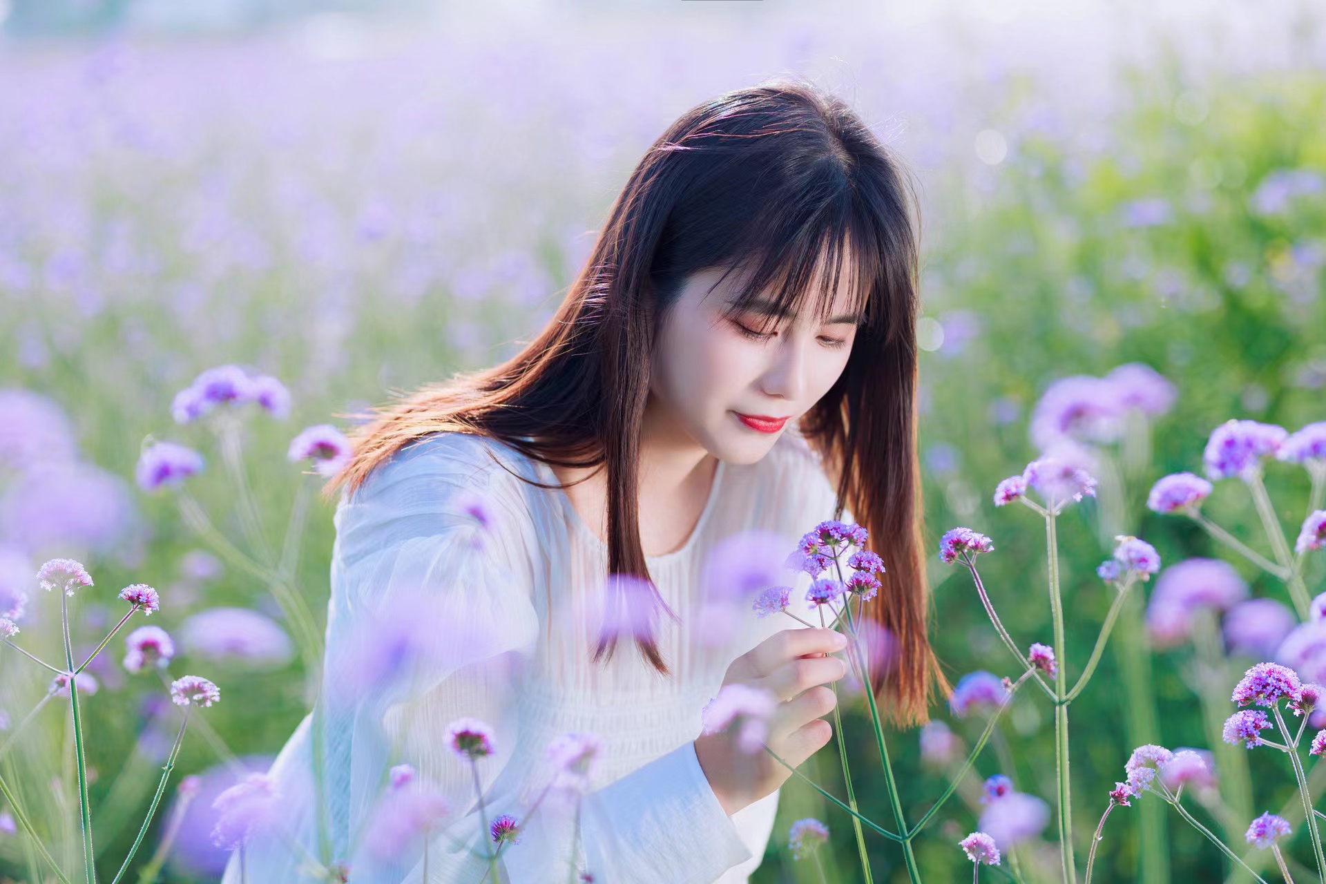 拍照技巧：馬鞭花人像這樣拍真的美，你不會(huì)還不知道吧？
