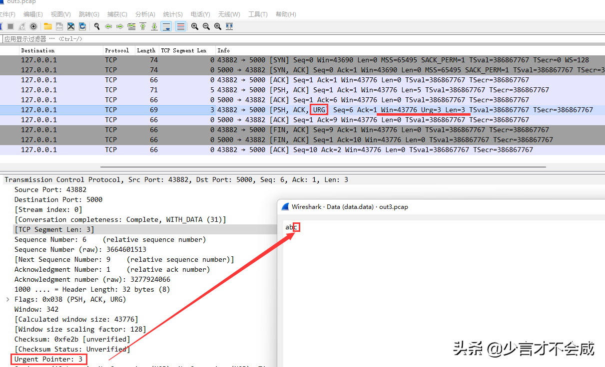socket函数中带外数据（MSG_OOB）Flag是什么意思？