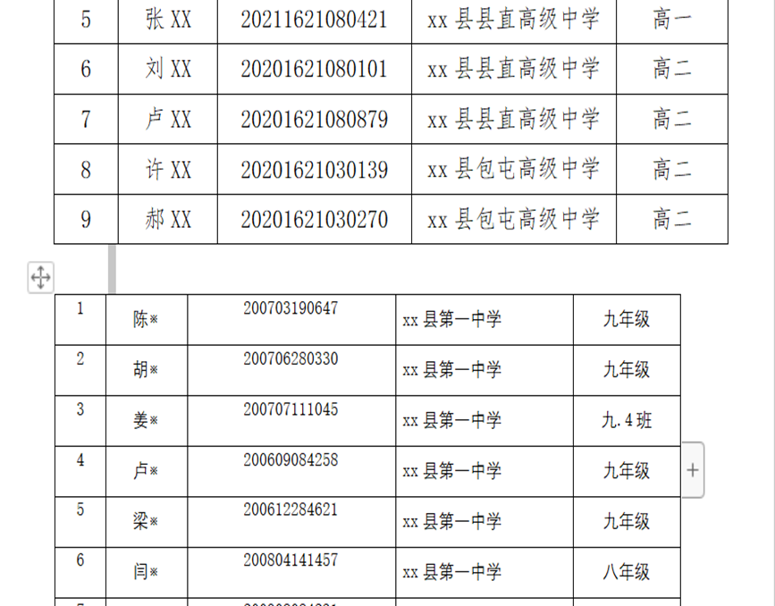 如何把excel表格与word表格拼接成为一完整的word表格