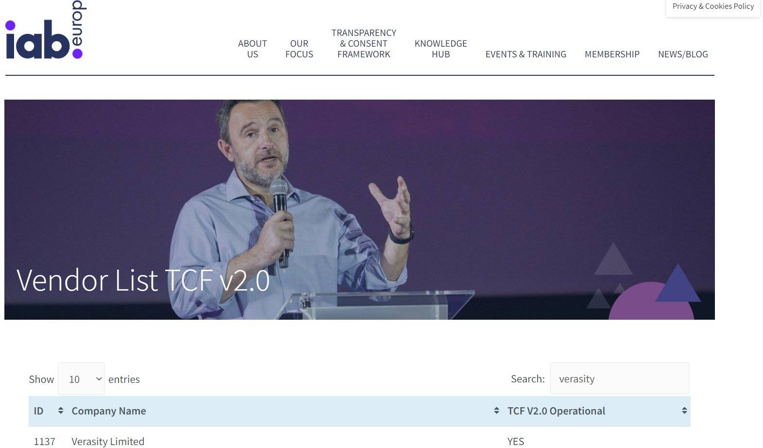 Verasity与世界头部广告业IAB合作 用技术整合突破Web2互联网壁垒