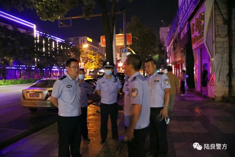 陆良警方组织开展夏季治安打击整治“百日行动”集中清查行动