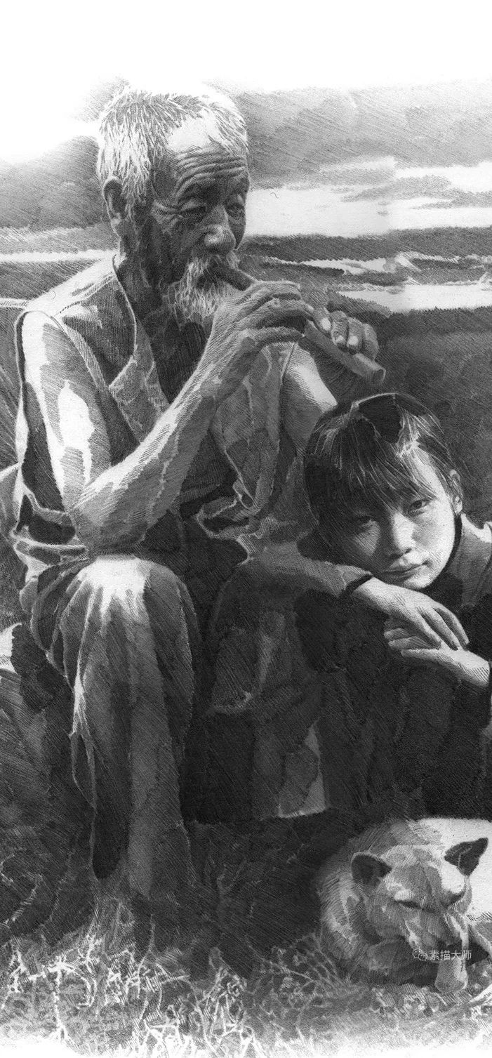 当代著名画家李晨,《边城》高清插画!| 情感与绘画语境的结合