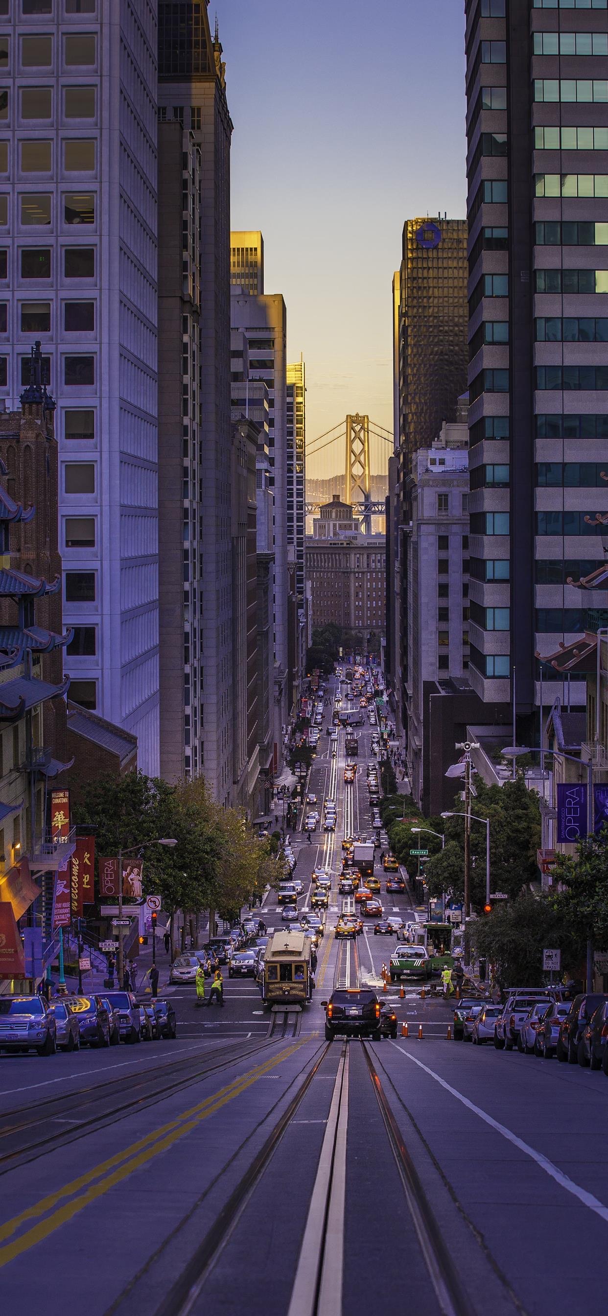 城市夜景壁纸｜整个城市发着光，温暖每个角落夜归的人