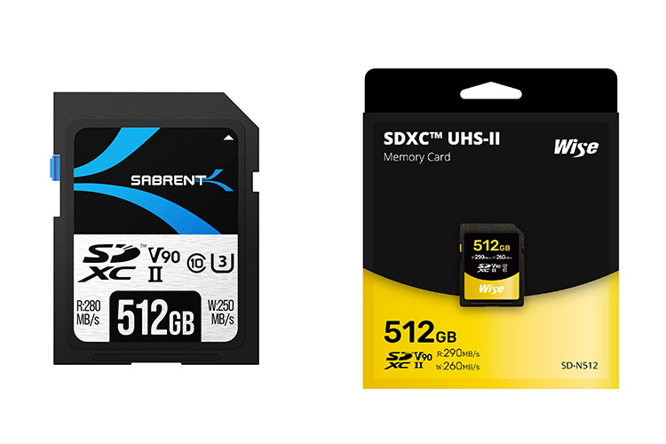 Sabrent推出SD UHS II存儲卡 容量達512GB