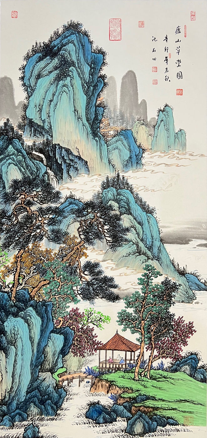 吳門畫派 沈坤（沈石田）《天工開物 大匠之門》北京中藝美術館預展