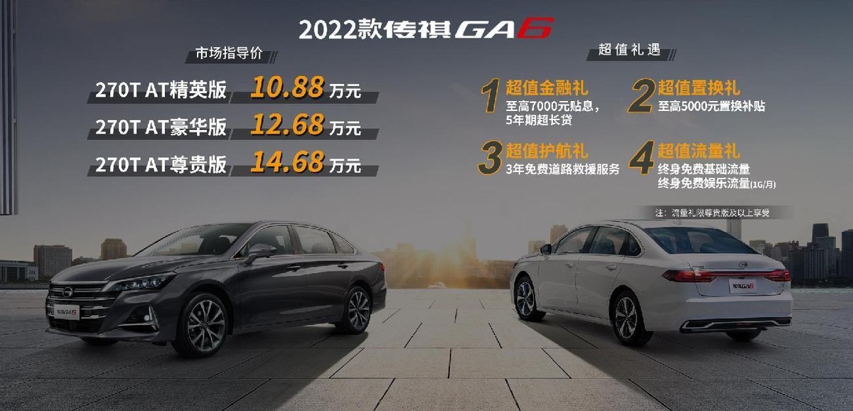 煥新上市2022款傳祺GA6配置升級比同級更優，性價比之選