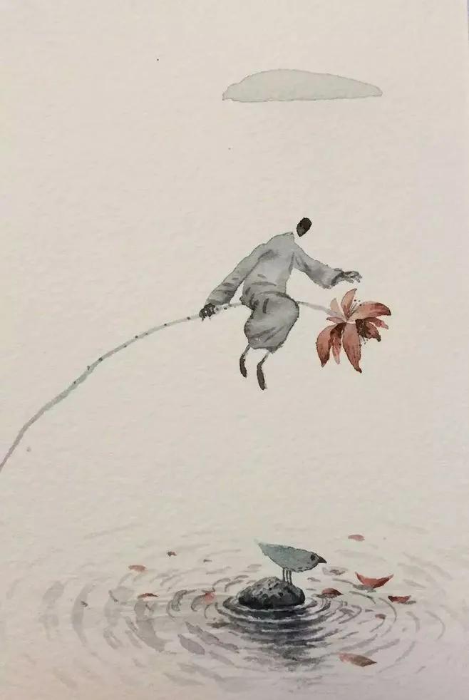 心香禅意佛系图片，唯美意境，净化心灵，静心禅语