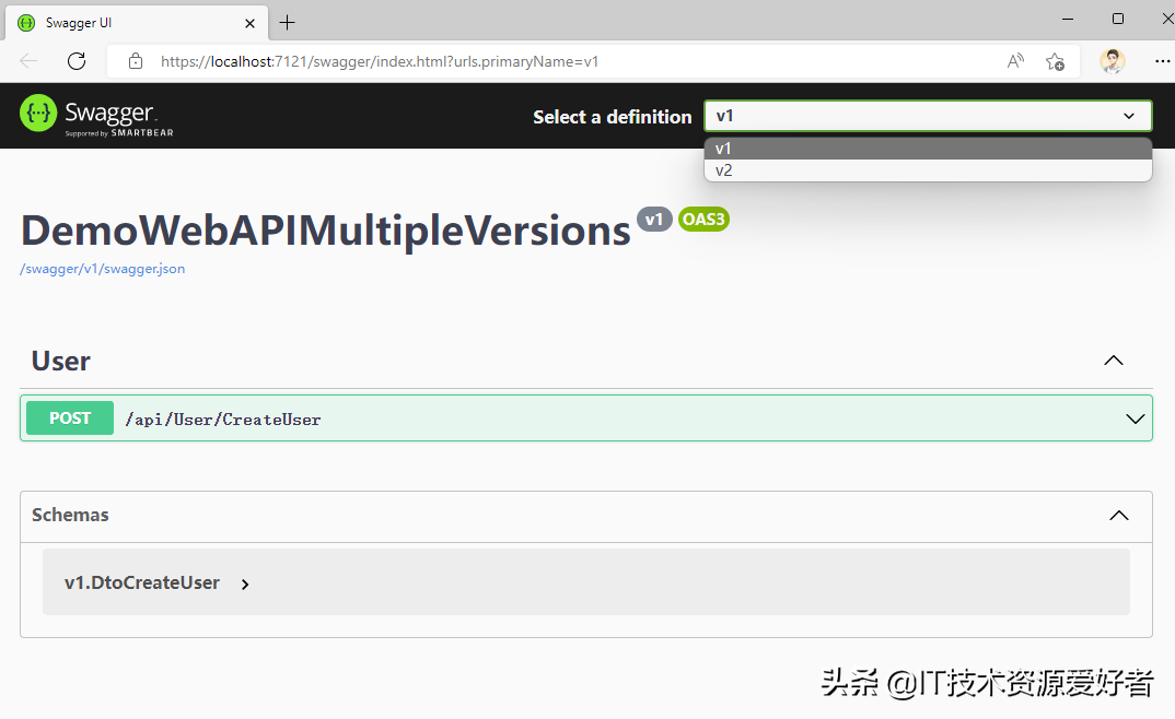 .Net WebApi 實現(xiàn) 接口版本控制并打通Swagger支持