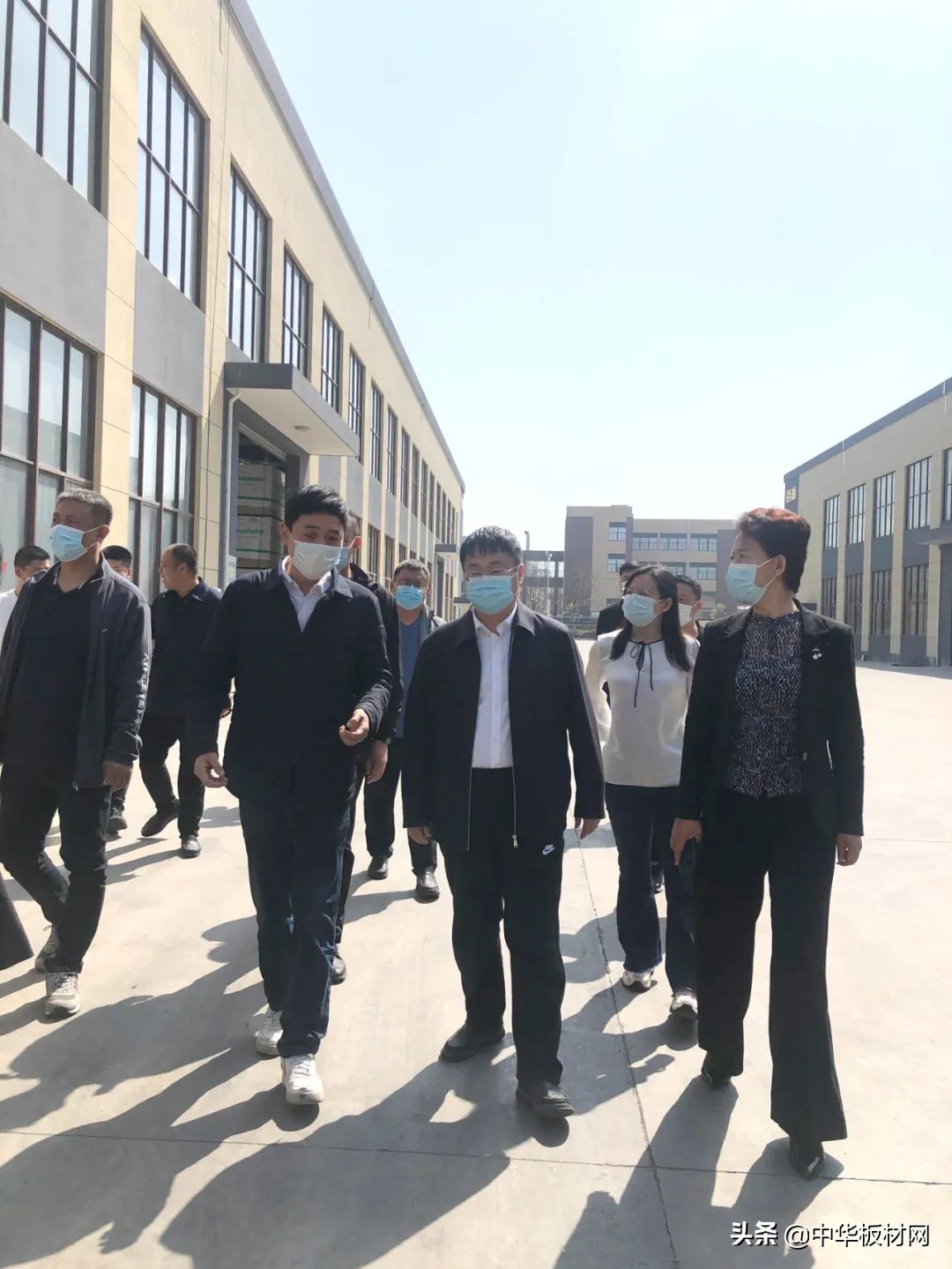 热烈欢迎河北无极县考察组一行莅临百源板材产业园交流学习