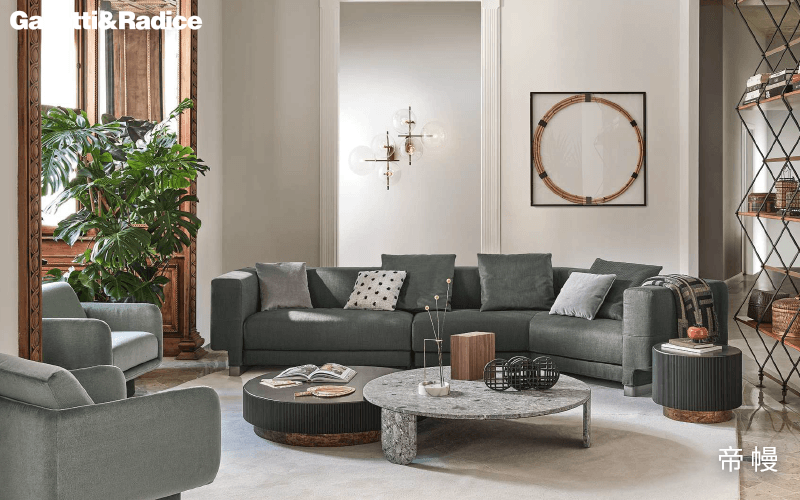 GALLOTTI&RADICE茶幾，這樣的茶幾在客廳太吸睛